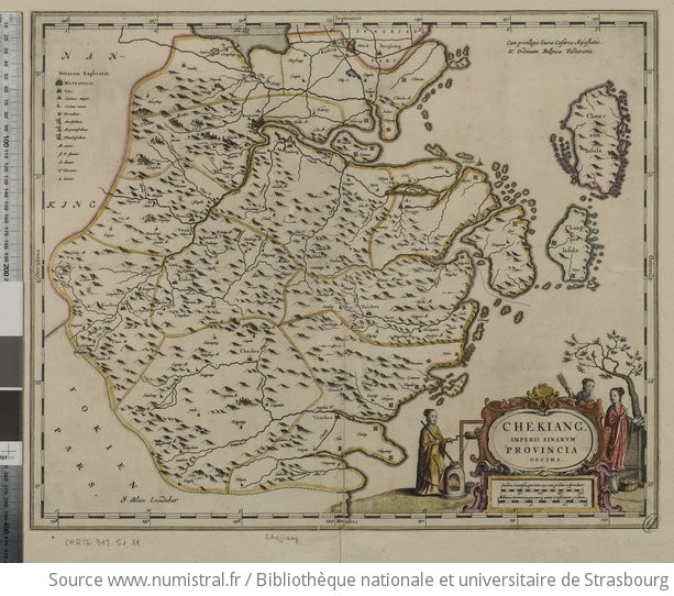 Chekiang Imperii Sinarum Provincia Decima J Blaeu Excudebat Numistral