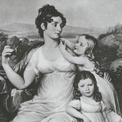 Abel, Josef, Portrait de Maria Theresia Josepha von Fries avec ses enfants les plus âgés, 1811, Nuremberg, Germanisches Nationalmuseum