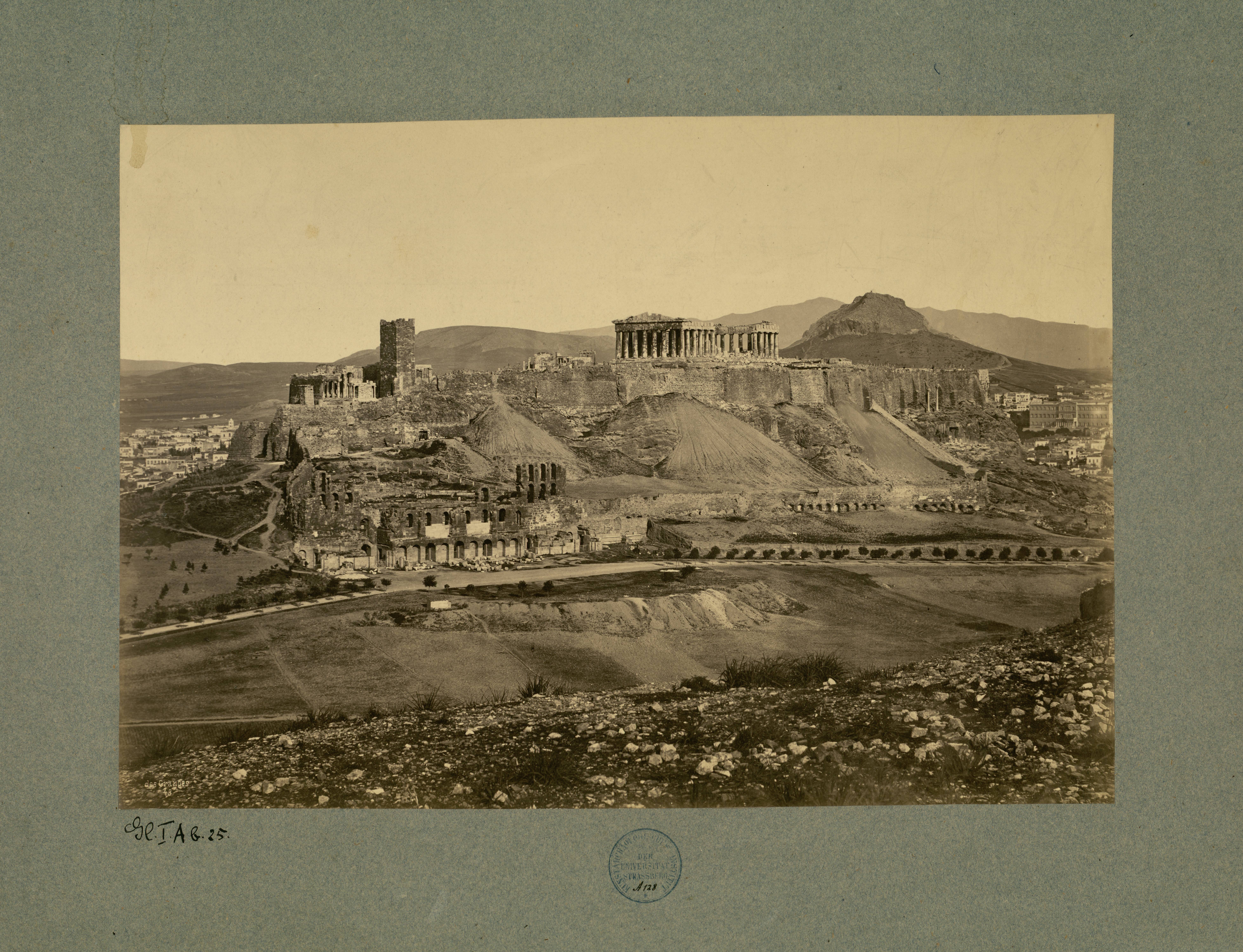 Acropole, v. 1860