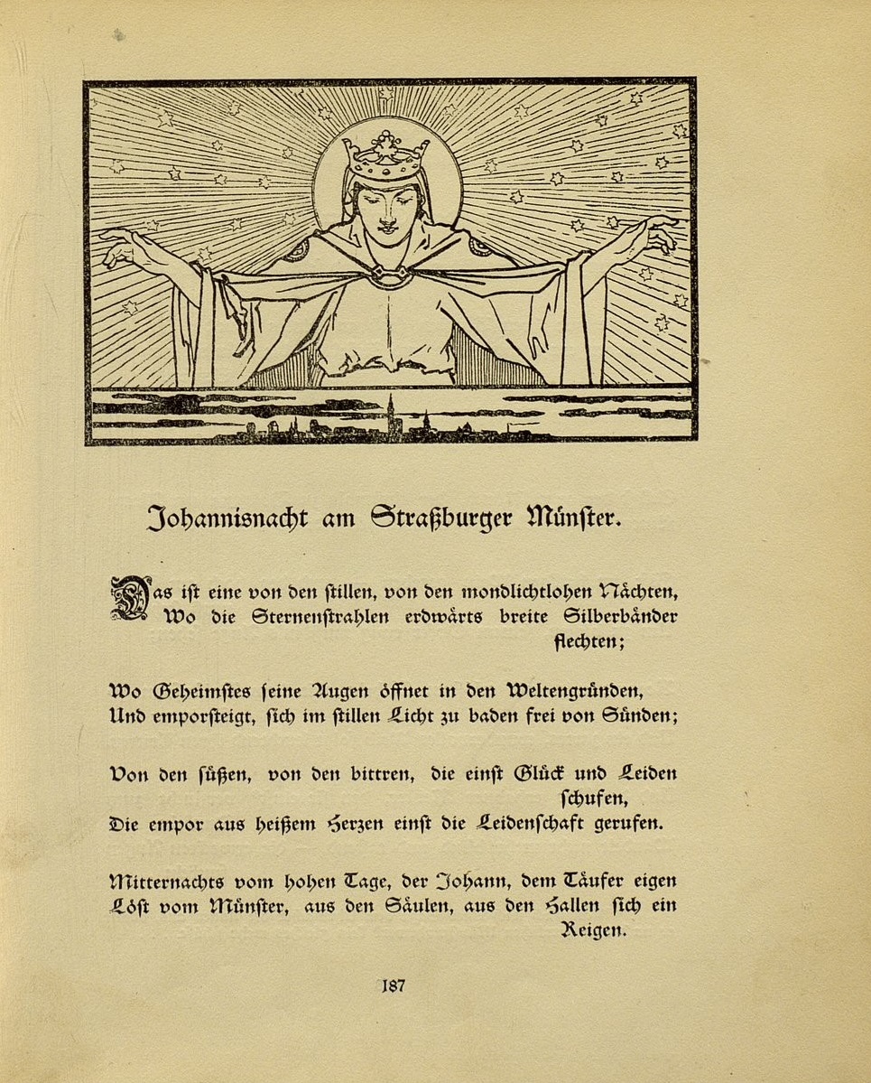 Aus Vergangenheiten. Ein elsaessisches Balladenbuch, illustration p. 187