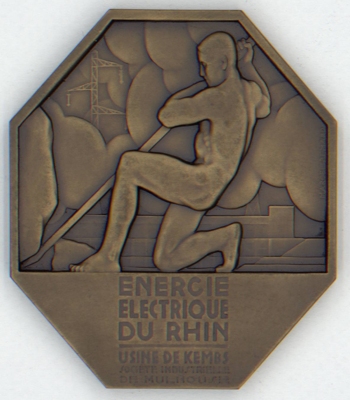 Médaille Enérgie électrique du Rhin