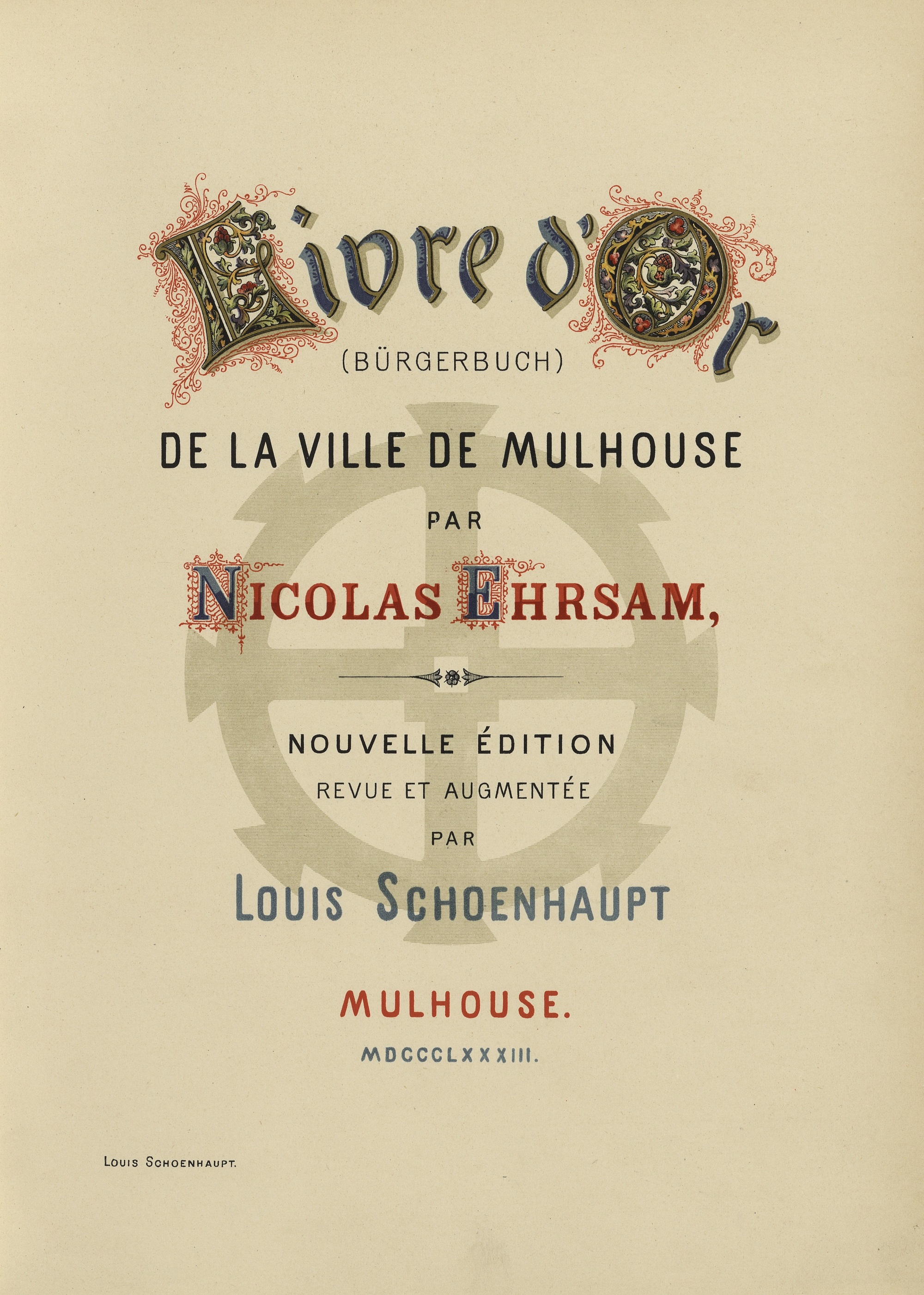 Livre D'Or De Mulhouse