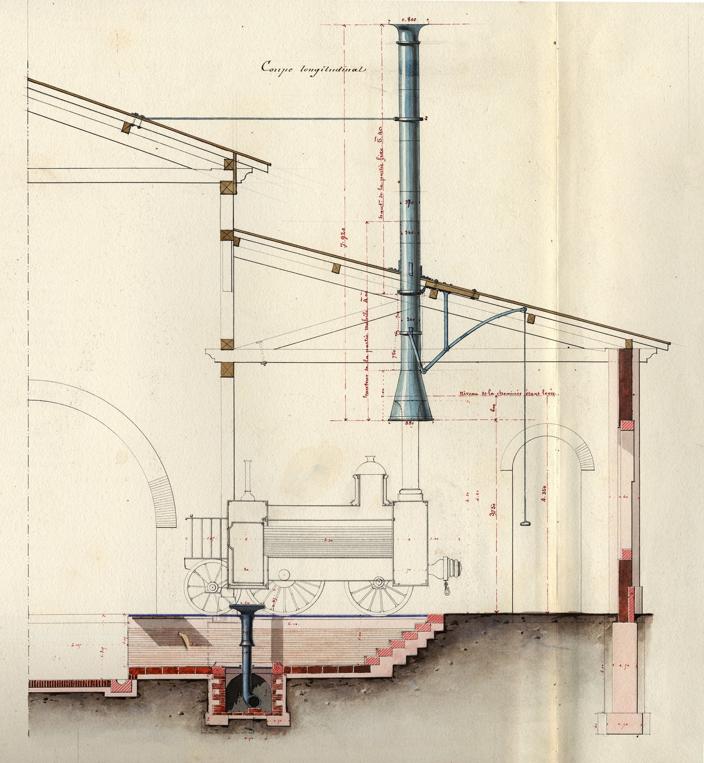 Atelier de réparation des locomotives à Mulhouse