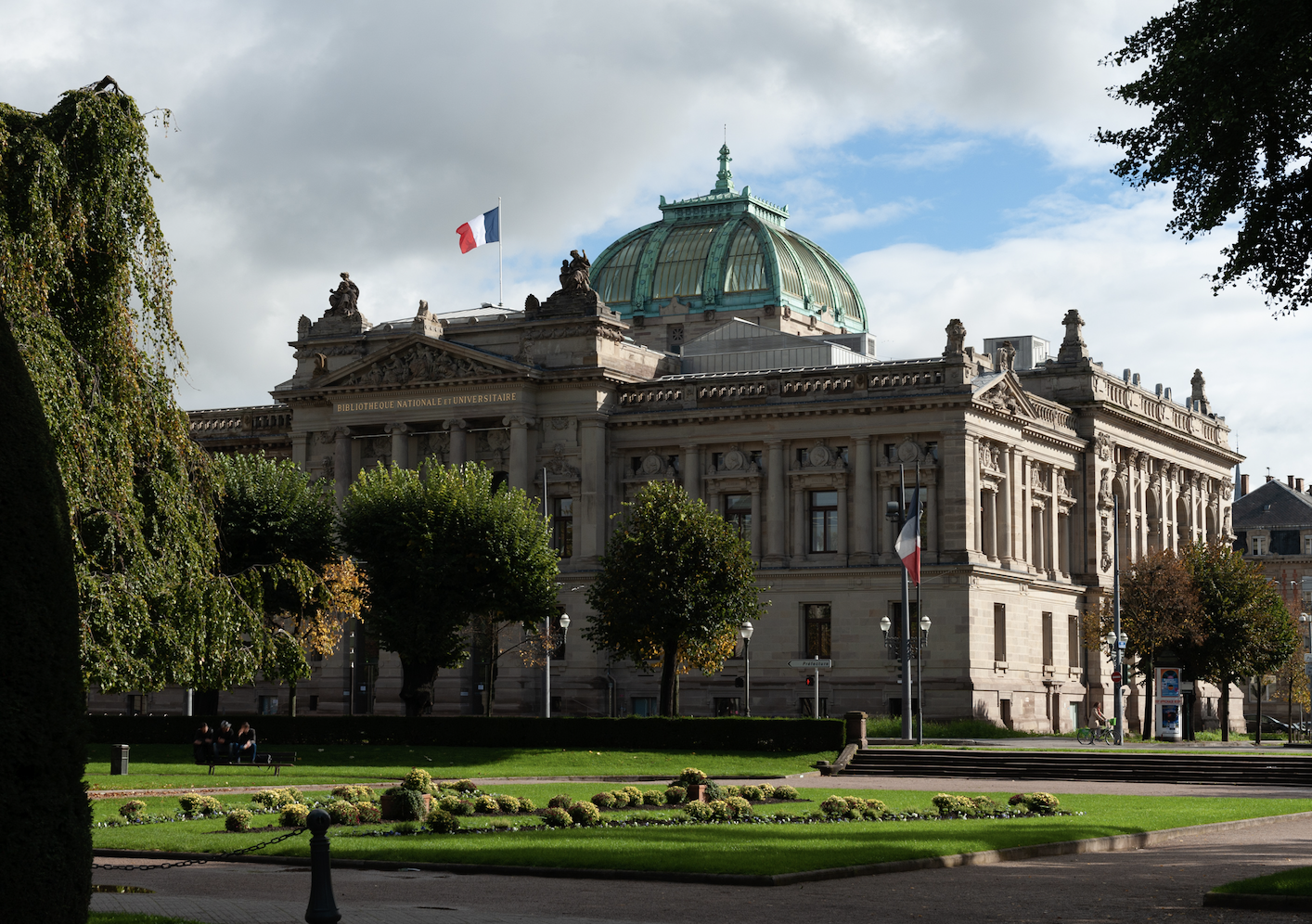 Photographie du batiment de la BNU