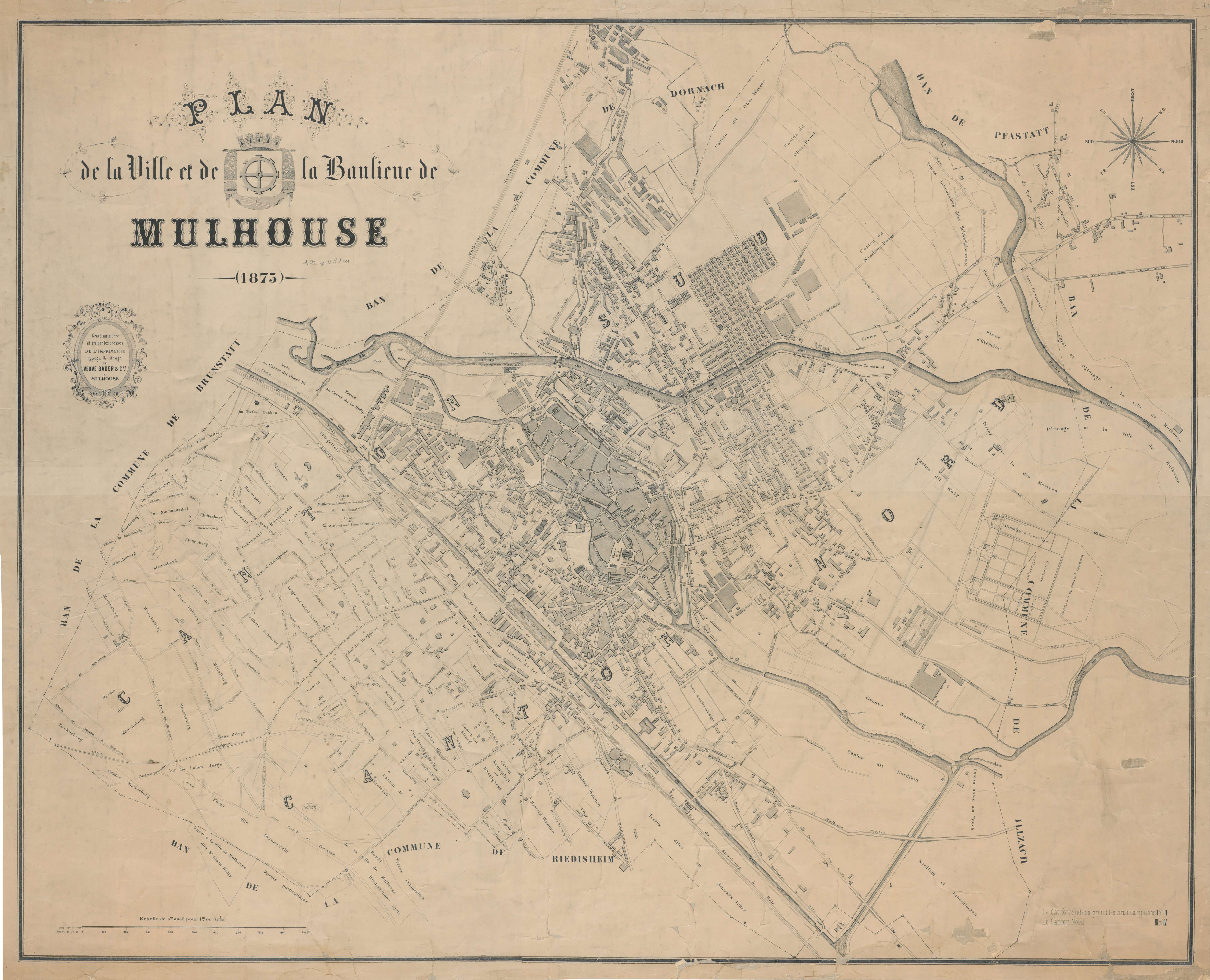 plan Mulhouse