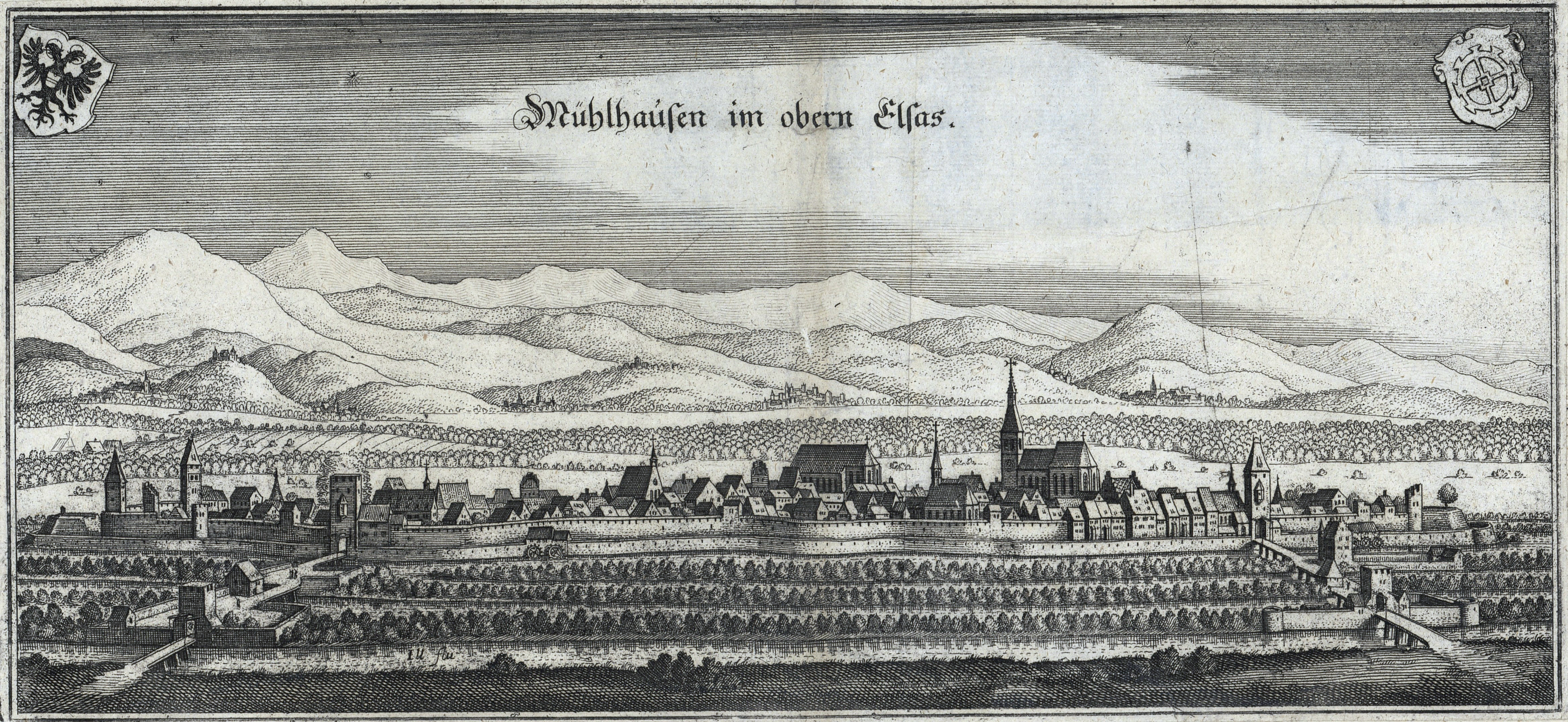 Mühlhausen im obern Elsas - 1643