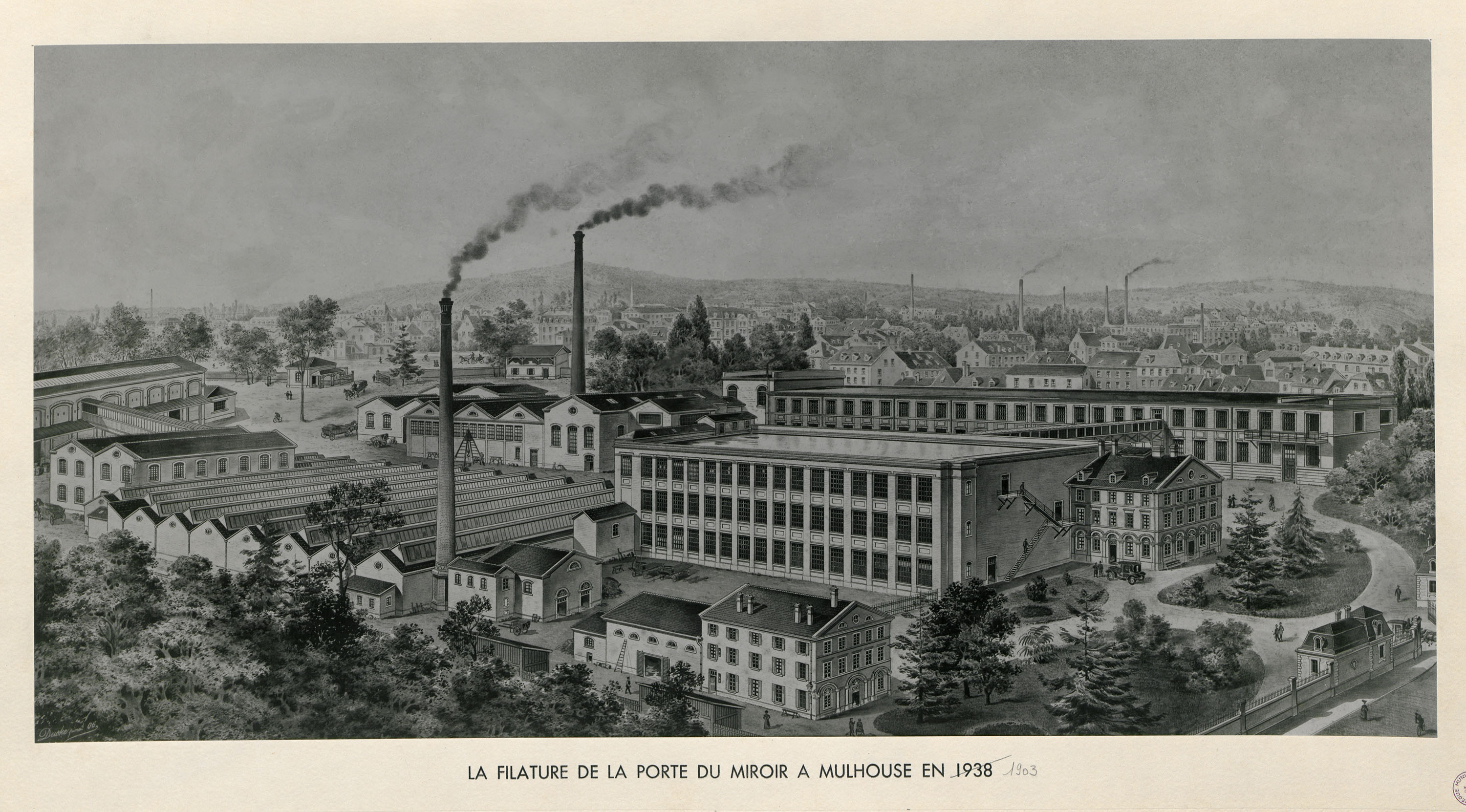 Filature porte du miroir