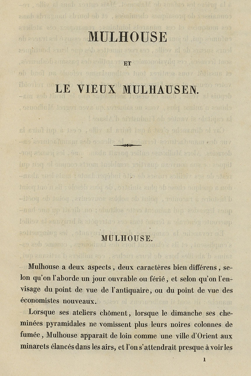 page de début
