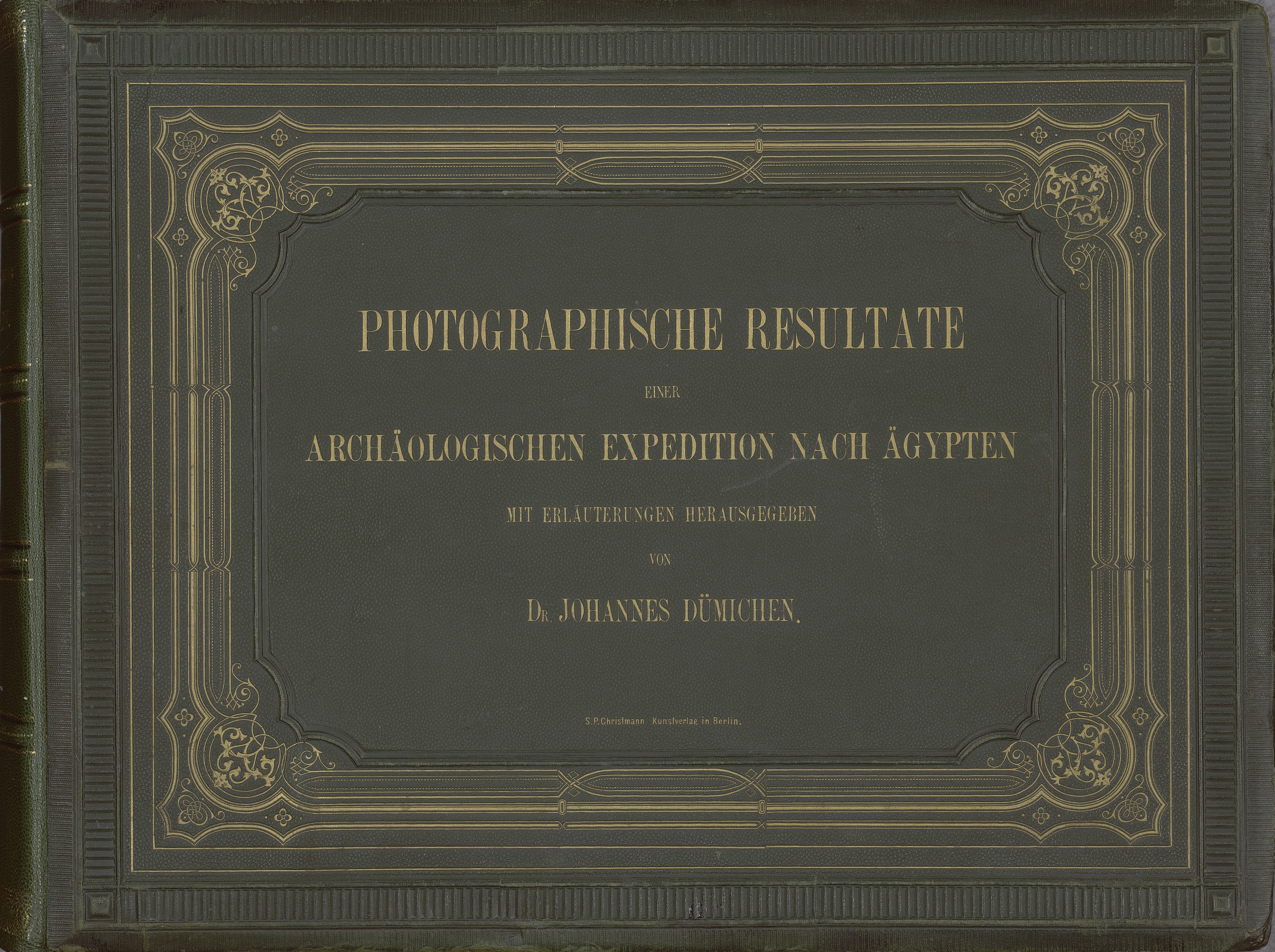 Couverture de l'ouvrage de Johannes Dümichen