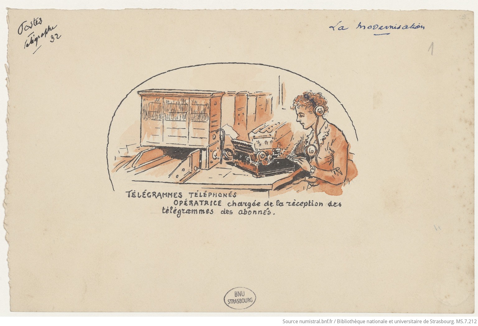 La Poste et ses origines jusqu'à nos jours, Paul Kauffmann, p.32r