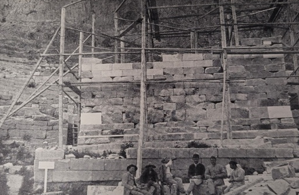 Reconstruction du trésor des Athéniens