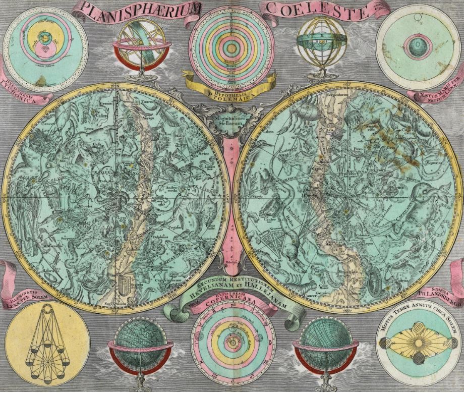 Tobias Conrad LOTTER (1717-1777), Planisphærium coeleste