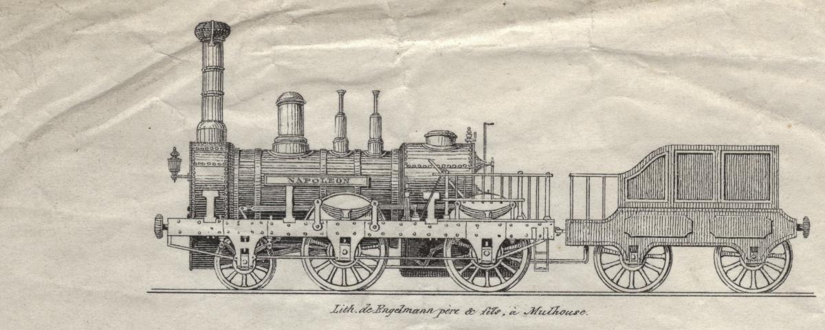 Locomotive "Thann" de Stehelin et Huber