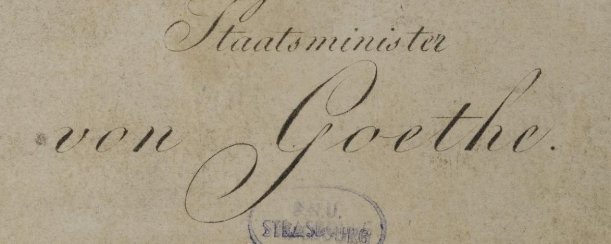 signature Goethe